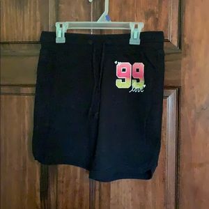 So black athletic shorts size 14